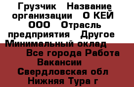 Грузчик › Название организации ­ О’КЕЙ, ООО › Отрасль предприятия ­ Другое › Минимальный оклад ­ 25 533 - Все города Работа » Вакансии   . Свердловская обл.,Нижняя Тура г.